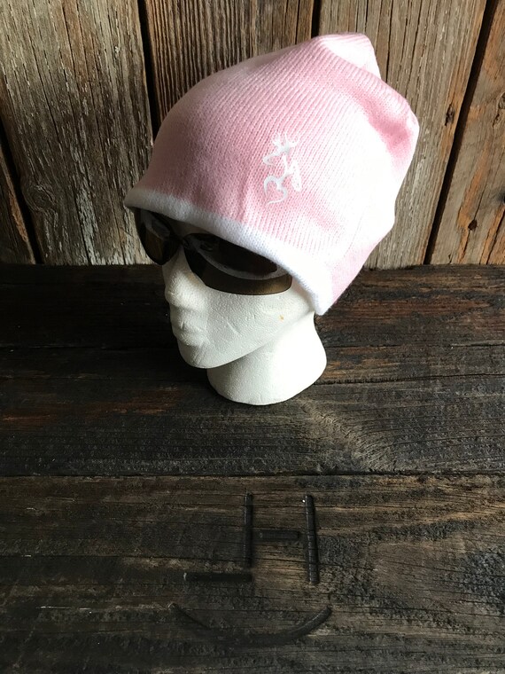 white camo stocking hat