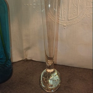 80&#39;S Crystal Vase France collector / tableware / vintage living room decoration / single-flower Crystal vase from French glass manufacturer