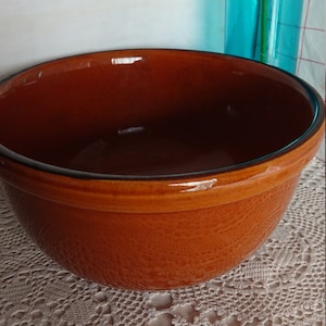 CCF Terracotta France Faience Terrine 1990 / Tableware / Alsatian / Made in France / Large Alsatian Sauerkraut Terrine
