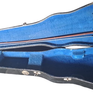 Violin case box Music Decoration France 1950 / Musician Violinist Bow / Violin box sold empty for decoration and personalization