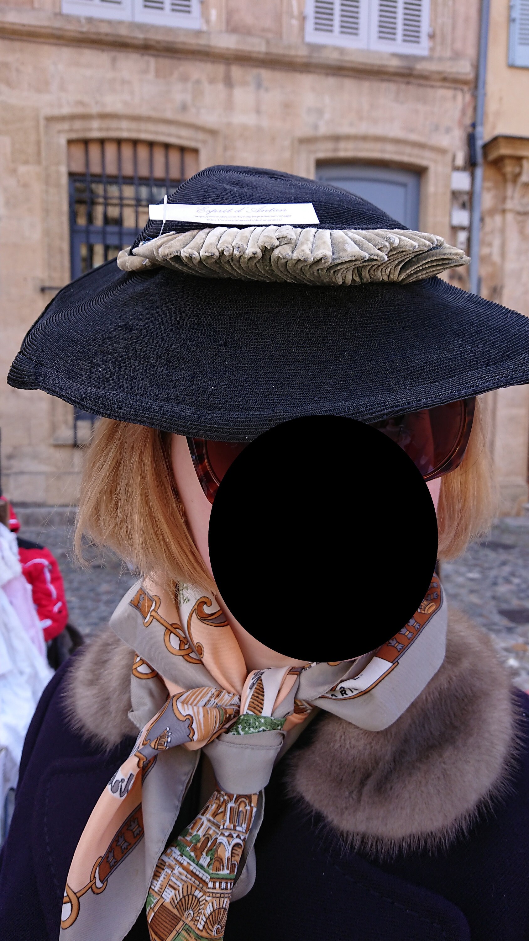 Hat XIX Hat Provence France Collection 1920 / Victorian