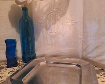 Deux dessous de bouteille Acier Inox Protège nappe Vintage Bouillet Bourdelle Ans 50 / 60 - Arts de la table