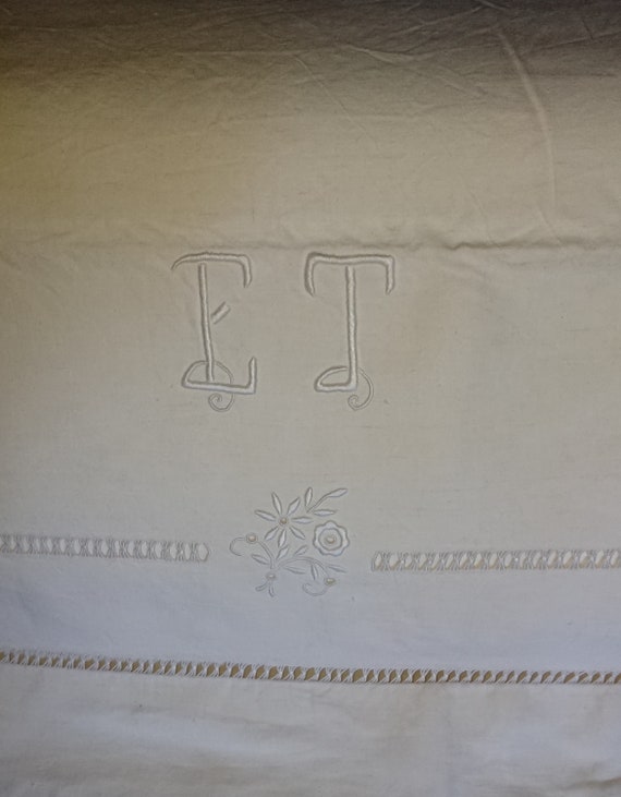 Tissu Imprimé Les Cerises - 2,80m X 2,30m - Coton Métis Recto Verso - Style Provençal Rustique