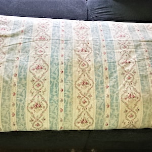 Boutis Plaid Provence Bedspread France XX / bedroom decoration / Shabby handmade / Boutis to restore hand-stitched printed cotton satin