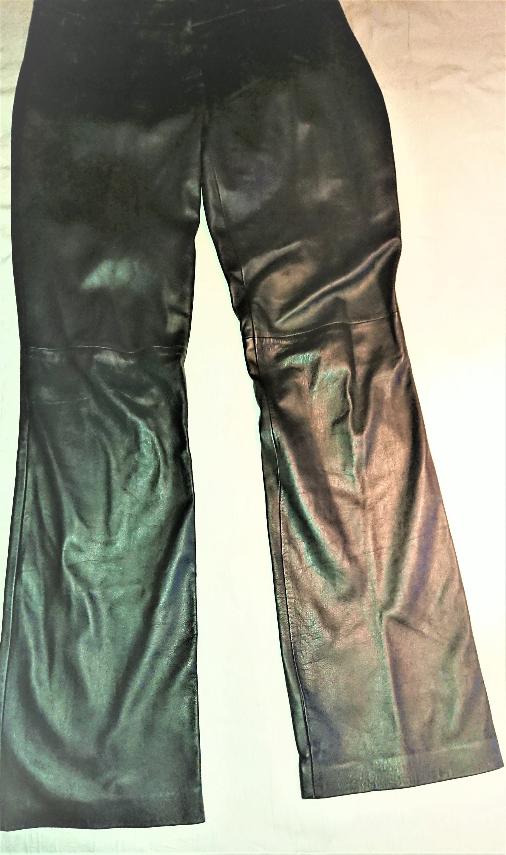 Pantalon cuir Femme MANGO France Haute couture couture luxe