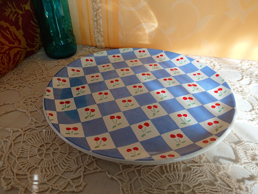 Service De 24 Couverts Lethu Geneviève – Vintage, Bleu Nuit, Neuf En Boîte