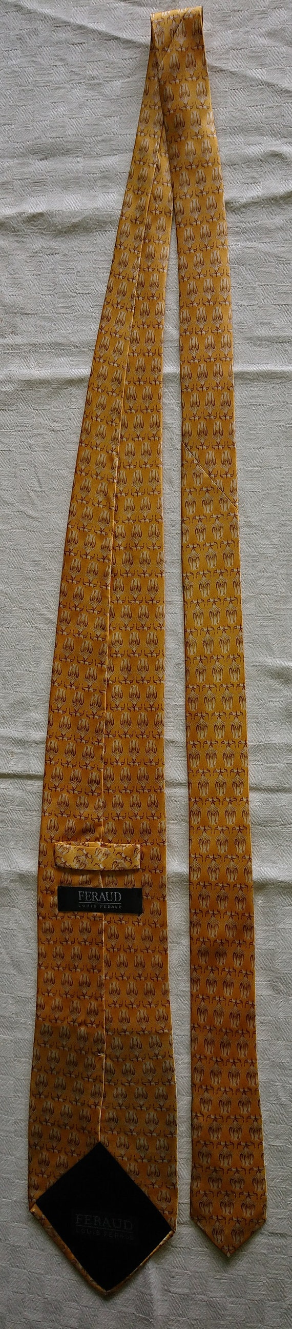 Hermes Haute Couture Tie France 70'S / Retro chic… - image 5