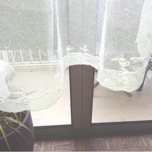 Wedding Veil Tulle Cotton France Ivory 60&#39;S Collector / authentic and large traditional oval Bridal Veil