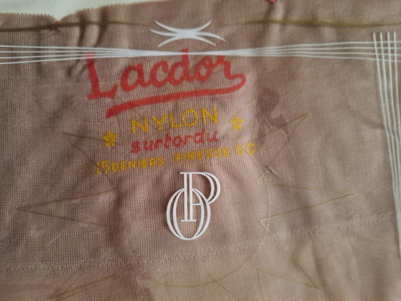 LAC DOR Luxury Women's Nylon Stockings 1950 Franc… - image 2