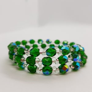 Rigid bracelet, women&#39;s bracelet, Bohemian crystal bracelet.