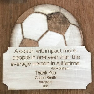 Soccer Coach Plaque, Soccer Thank You Award, Soccer Player Plaque, Soccer Trophy, Custom Coach Award, Personalized Coach Plaque, Placa Coach