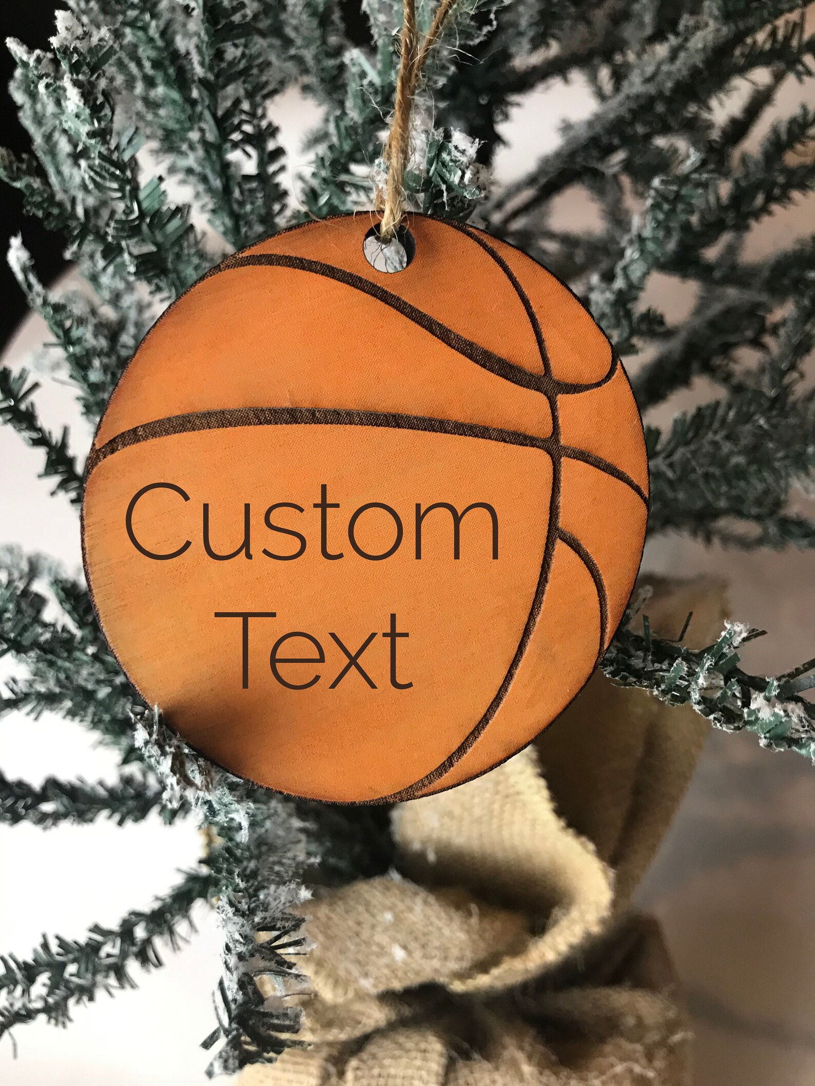Basketball Christmas Ornament Basketball Coach gift Etsy
