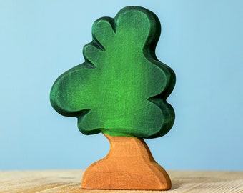 Handmade Montessori Wooden Play Tree | Eco-Friendly Waldorf Toy