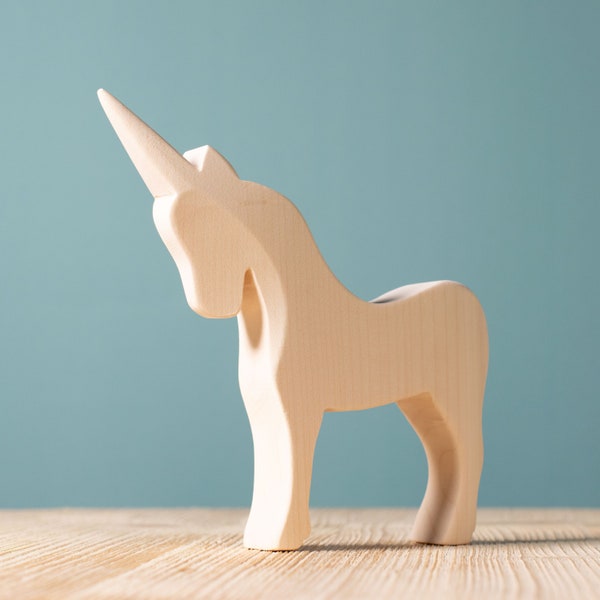 Pinta tus propias figuras de animales de madera / Juguetes de bricolaje inspirados en Montessori / Juguete Waldorf hecho a mano