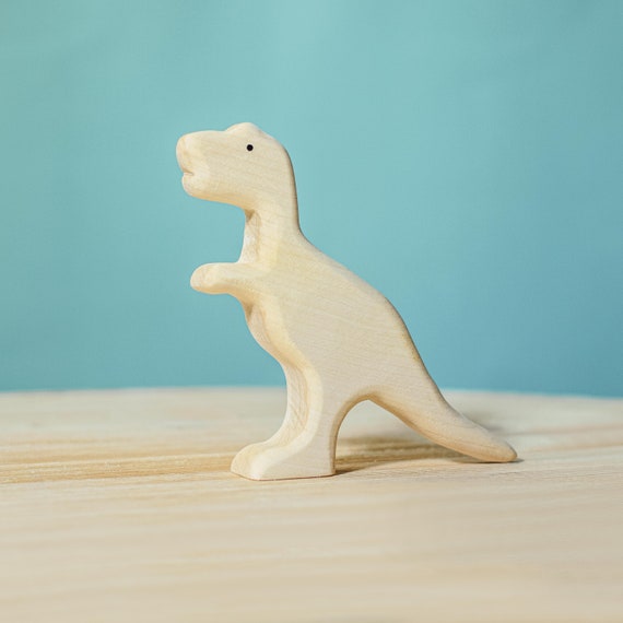 Salvadanaio In Legno A Forma Di Dinosauro Per Bambini – Infrangibile Con Finestra Acrilica, Regalo Personalizzabile (T-Rex/Brachiosauro)