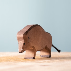 Handmade Wooden Wild Boar | Waldorf Animal Toy | Montessori Friendly Figure