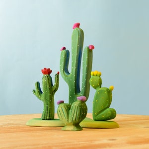 Wooden cactus toy - Etsy.de
