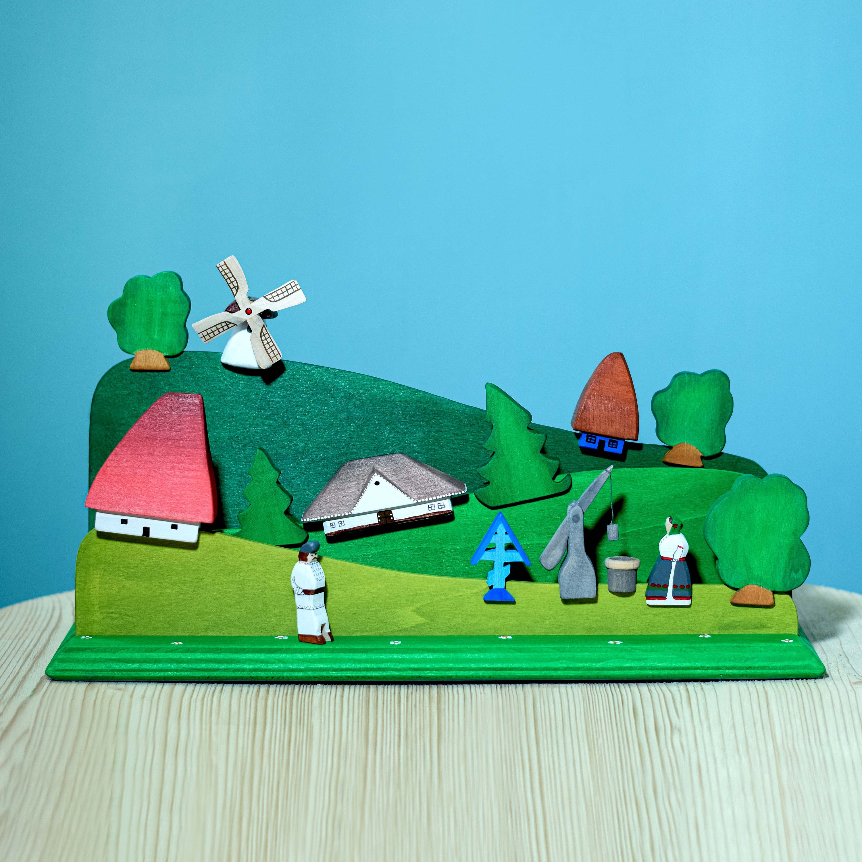 Puzzle en bois : Le moulin à vent Puzzle en bois : Le moulin à vent