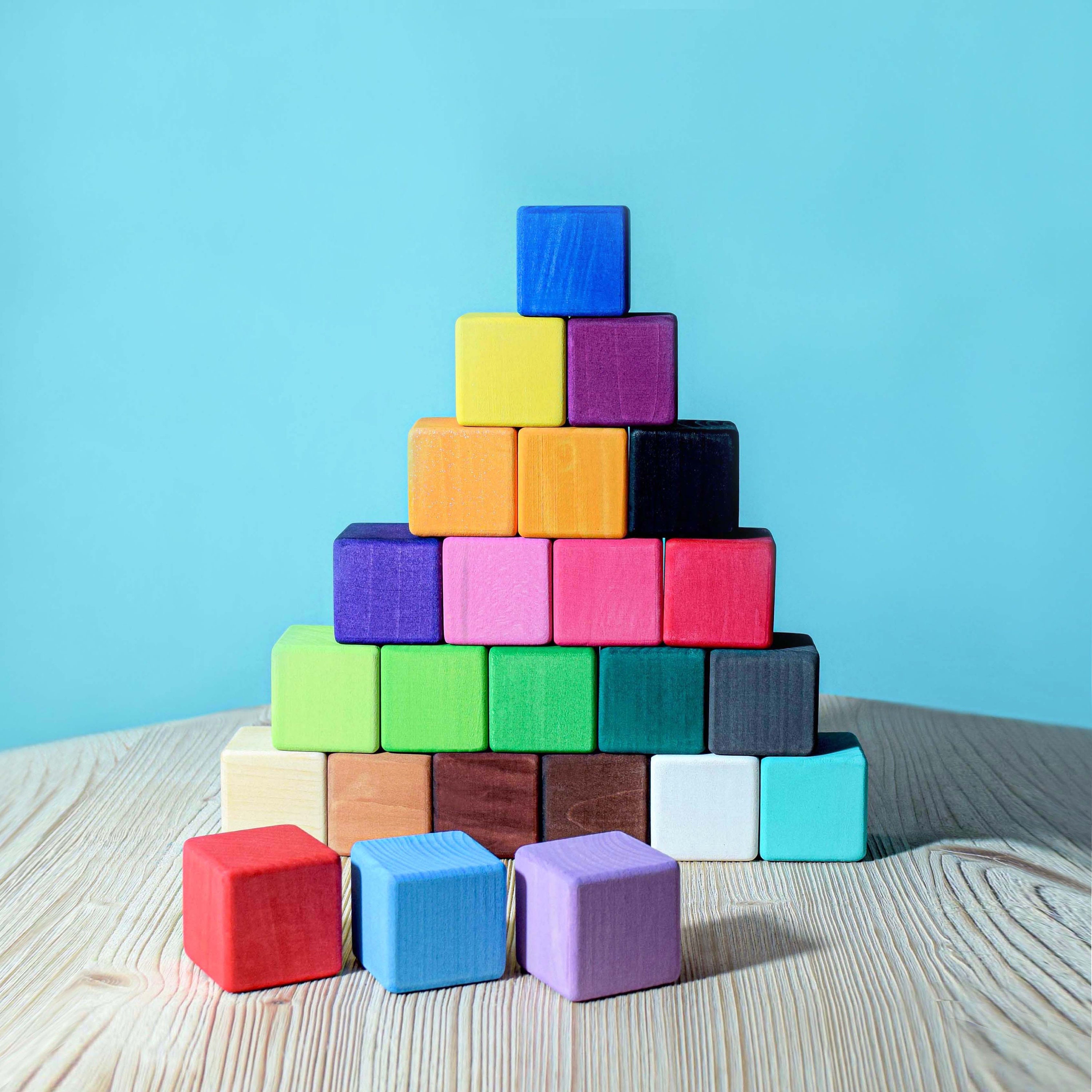 Wooden Blocks, Handcrafted Waldorf & Montessori Educational