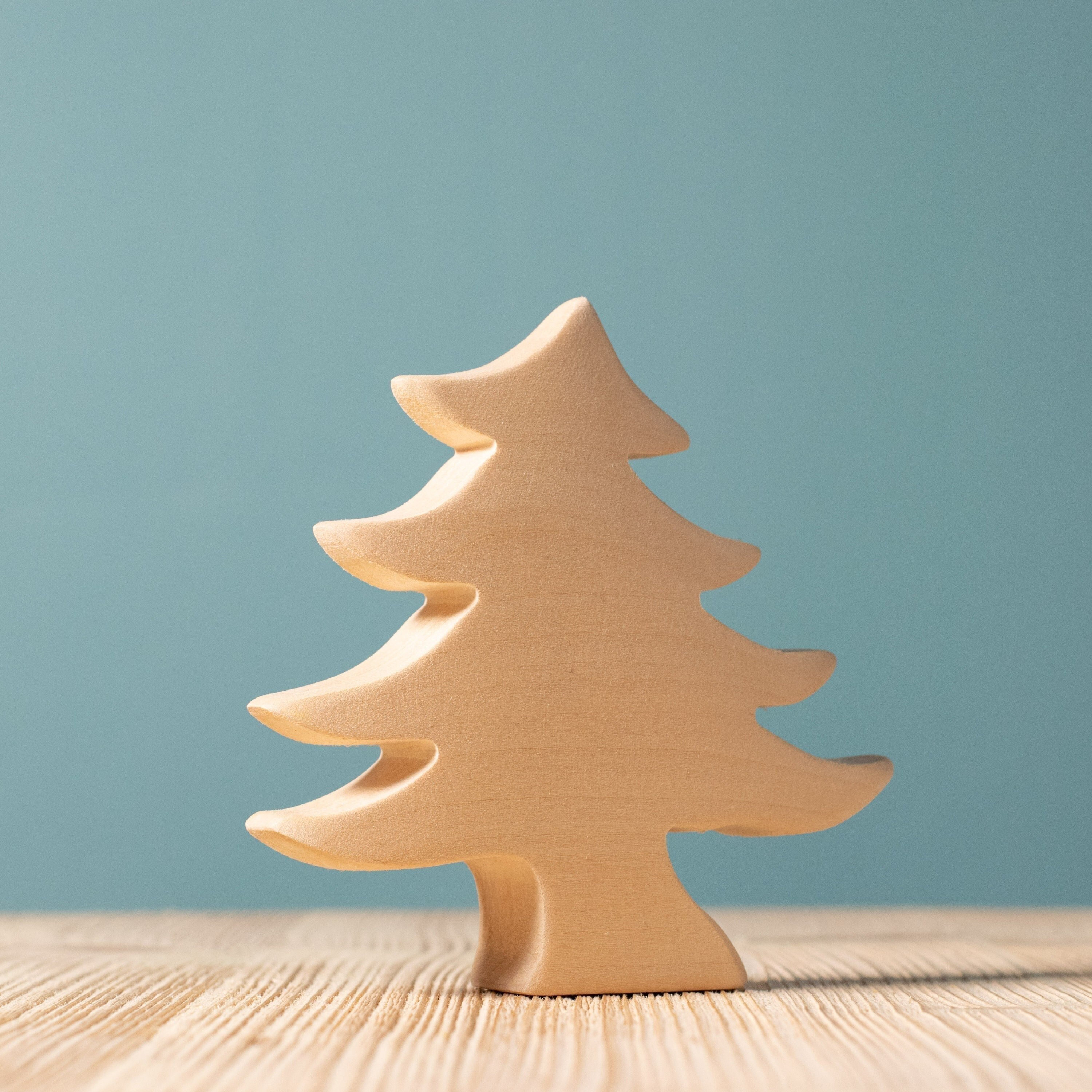 Paint-your-own Wooden Tree Figures | Montessori Inspired DIY Toys ...