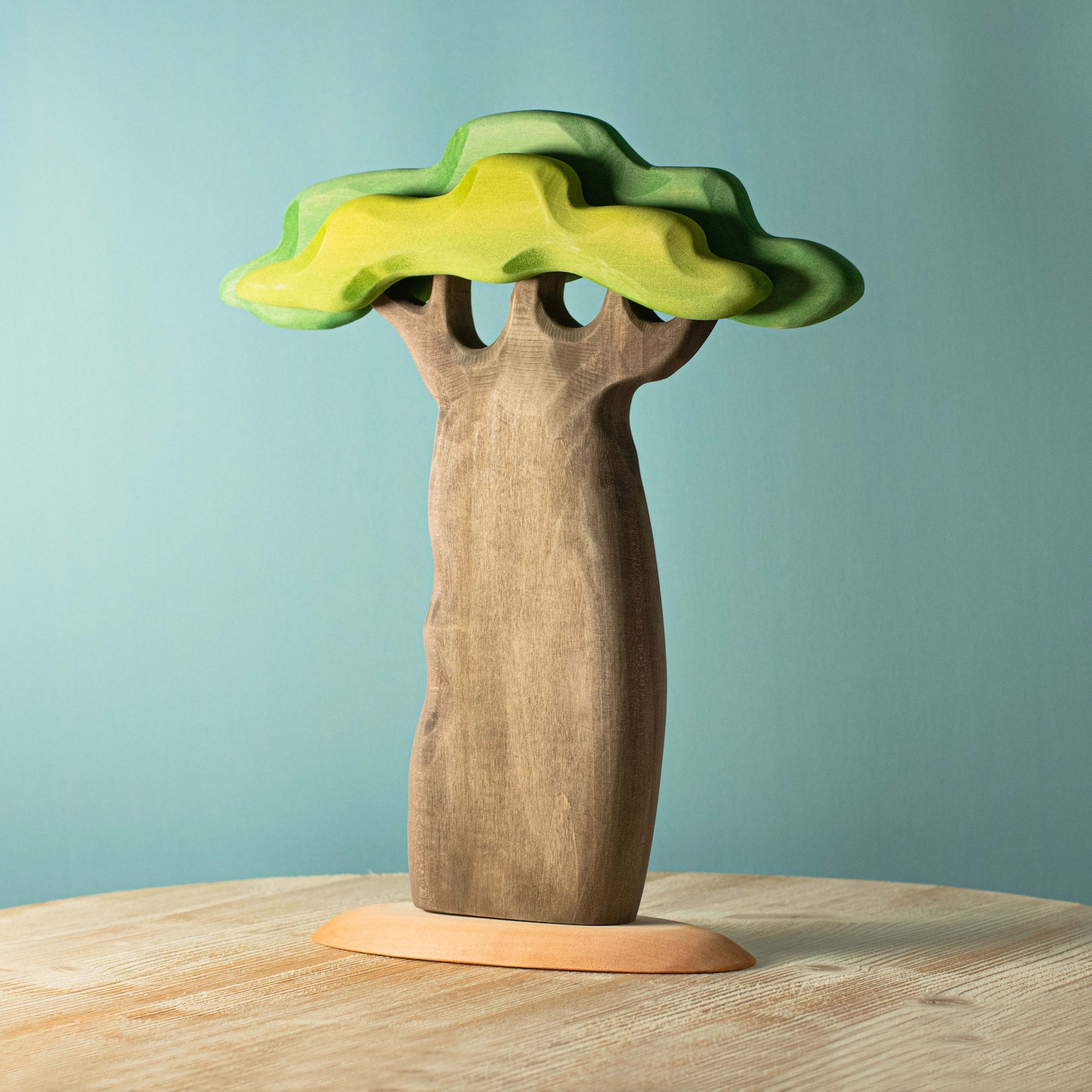 Large Wooden Baobab Tree Thick Trunk Wadlorf Tree Tree Toy - Etsy