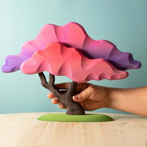Japanese Maple Wooden Toy | Perfect for Montessori Learning | Handmade Linden Wood