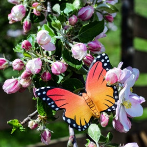 Wooden Butterfly Figure Handmade, Eco-Friendly Waldorf Toy, Artisan zdjęcie 8