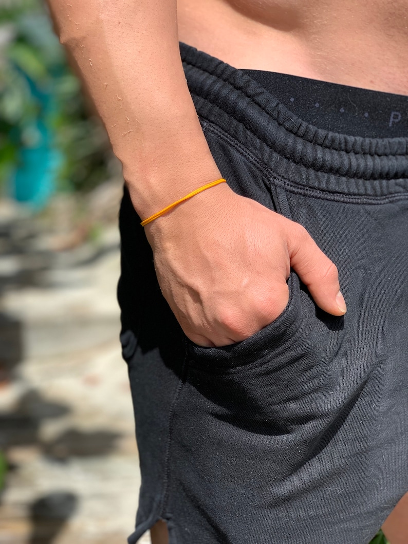 Blue Bracelet Gift for Boyfriend Mens Jewelry Minimalist Friendship Bracelet Mens Bracelet Minimal Jewelry BFF Gift Something Blue