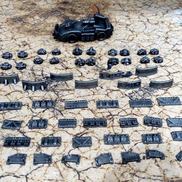 Gaslands Resin Armour, Ram and Engine pack! #2