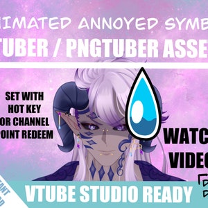 Vtuber Objekt animiertes Modell Objekt, für 2D Vtuber auf Vtube Studio, Zubehör-Assets für Vtuber Modell, Zucken Punkt einlösen, Vts Vtuber Emote