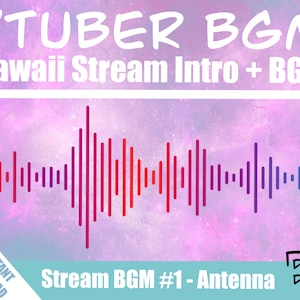 Vtuber Asset, Background Music, Kawaii Vtuber Music, Anime Style Music, BGM, Stream Intro music, Kawaii Vtuber, Twitch stream music bgm