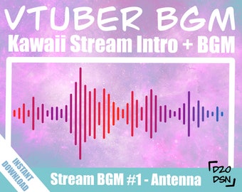 Vtuber Asset, Background Music, Kawaii Vtuber Music, Anime Style Music, BGM, Stream Intro music, Kawaii Vtuber, Twitch stream music bgm