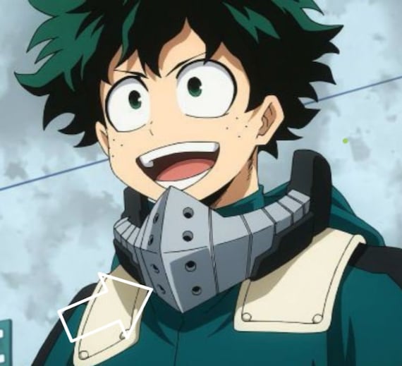 Deku's Mask Pattern My Hero Academia BNHA | Etsy