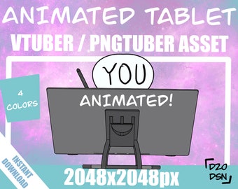 Vtuber asset, drawing tablet, vtuber drawing tablet, Pngtuber asset, Pngtuber drawing tablet, vtuber iPad, vtuber asset accessory, pngtuber
