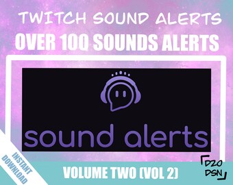 Twitch Streamer, Benachrichtigung SOUND ALERTS, Übergangs- und Szeneneffekt Sounds für Vtubers youtubers Streamers PNGtubers (Pack 2)