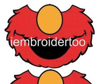 Elmo Face Svg Etsy