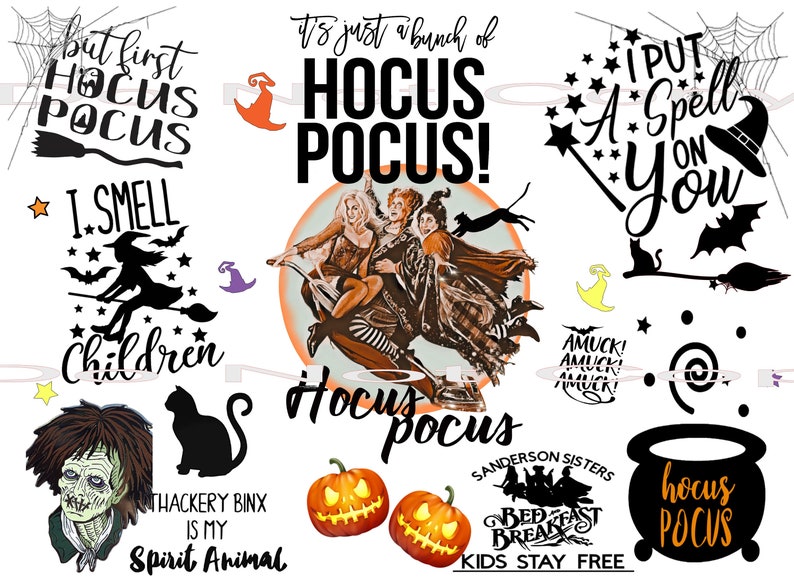 Hocus Pocus waterslide png digital download waterslide | Etsy