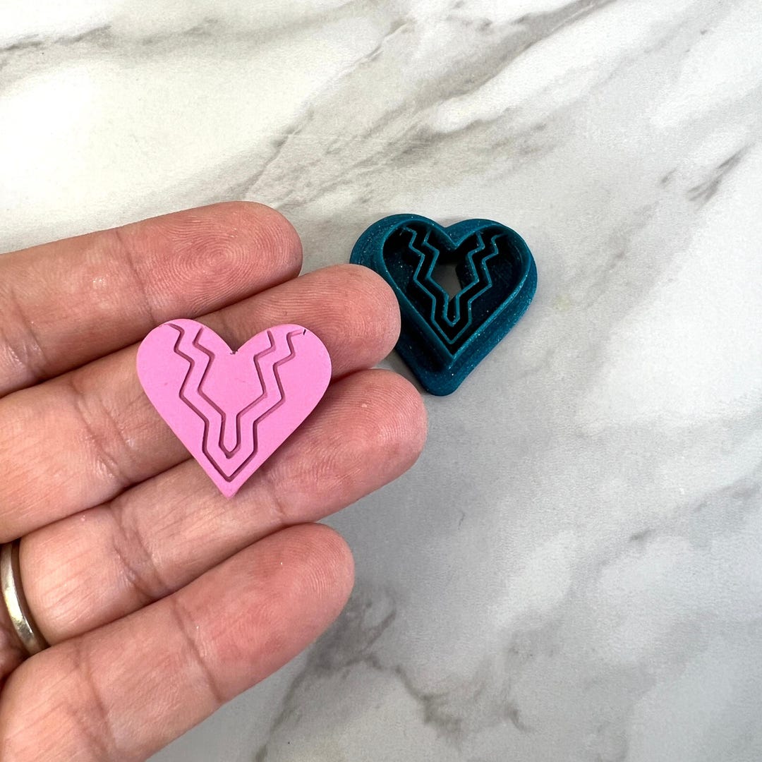 Aztec Heart Aztec Style Heart Valentines Day Polymer Clay Cutter - Etsy