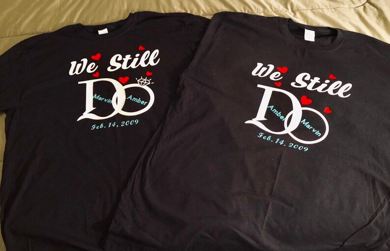  Wedding Anniversary T Shirts Vow Renewal T Shirts Etsy