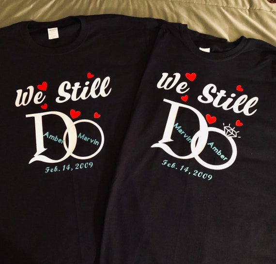 1 year wedding anniversary t shirts