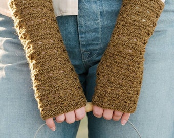 Designer Womens Hand Knit Mittens, Handmade Alpaca Mittens, Silk Winter Mitts, Lacey, Textured, Natural Colors, Adult Mittens