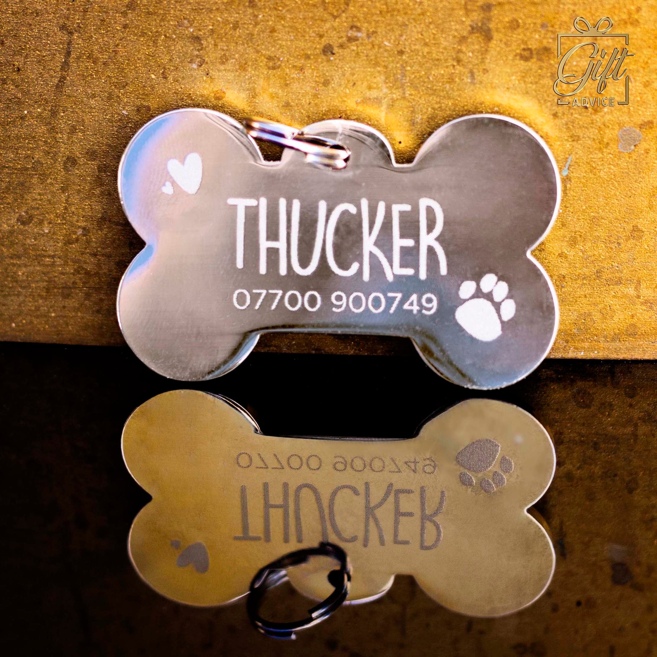 U.K. Flag Pet ID Tag Union Jack Dog Tag British ID Medallion Etsy