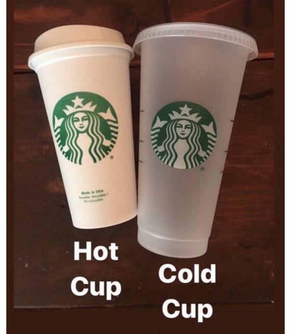 Back the Blue Red Line Starbucks reusable hot or cold cup