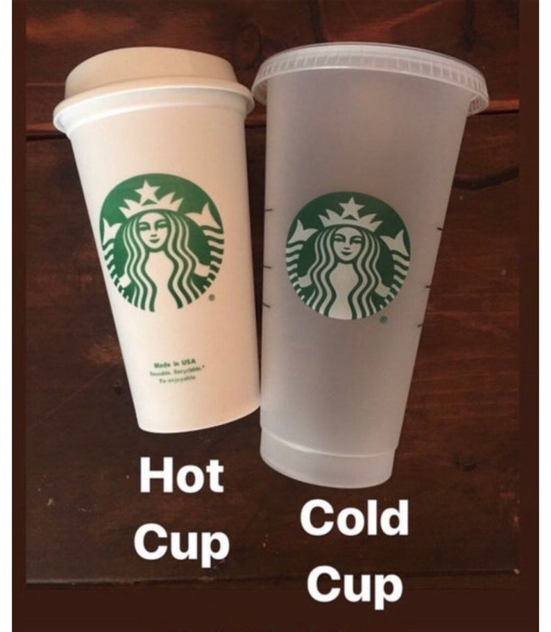 Back the Blue Red Line Starbucks reusable hot or cold cup