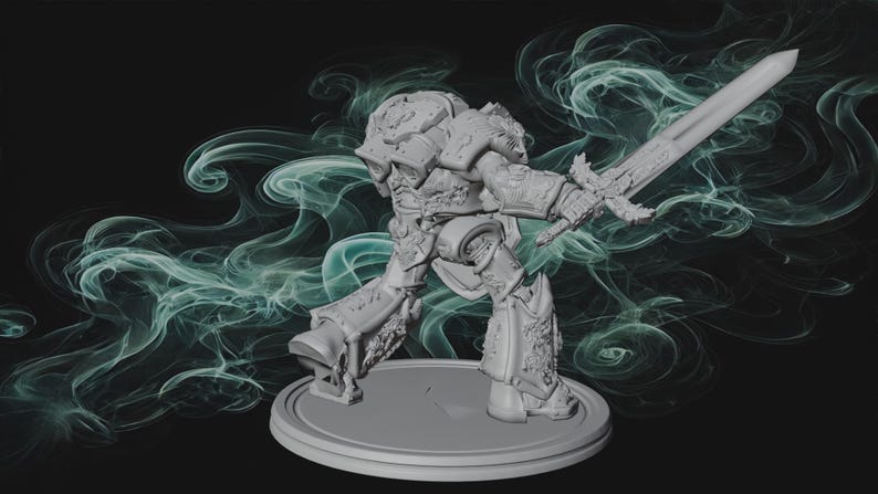 Shield Mech Detailed Tabletop Miniature Perfect for Rpgs & Fantasy ...