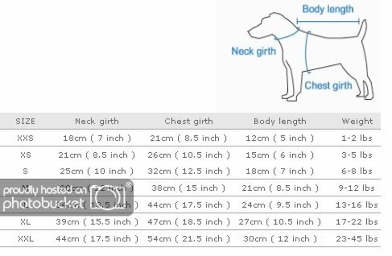 Dog Breed Height Chart