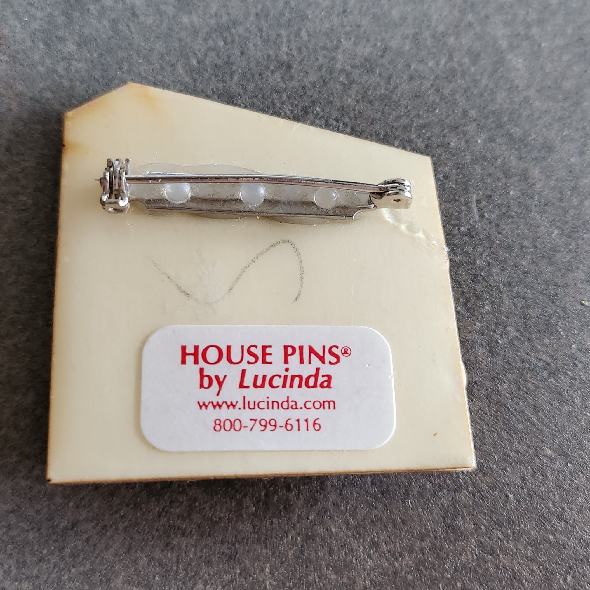 Vintage Lucinda Yates House With Truck Pin Wearable Art Etsy