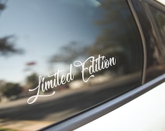 Autoaufkleber | Limited Edition  | Aufkleber | Auto | Vinyl | Skin | Decal | Car Decal |