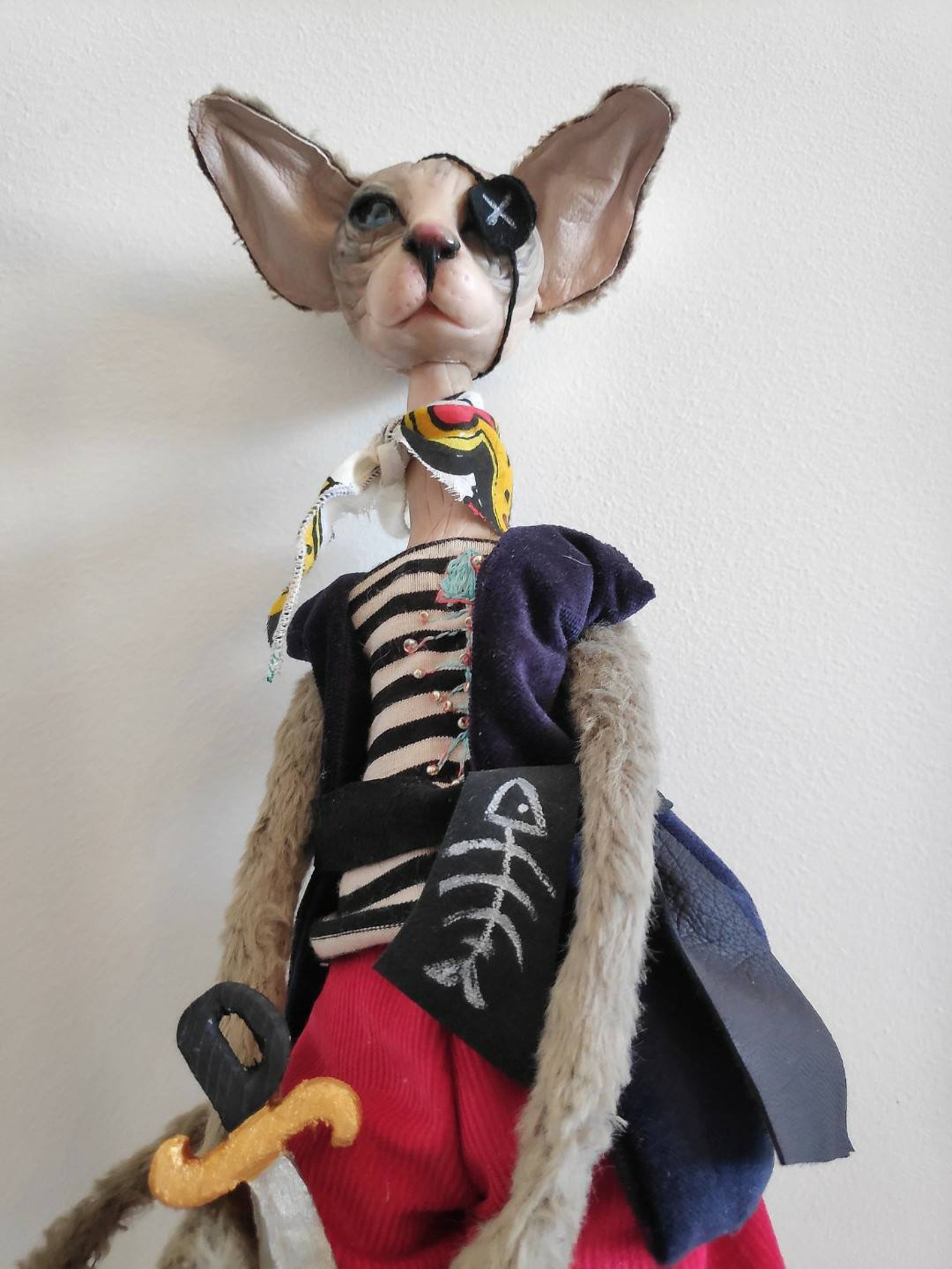 Sphynx cat Custom pet portrait OOAK doll Personalized doll Etsy