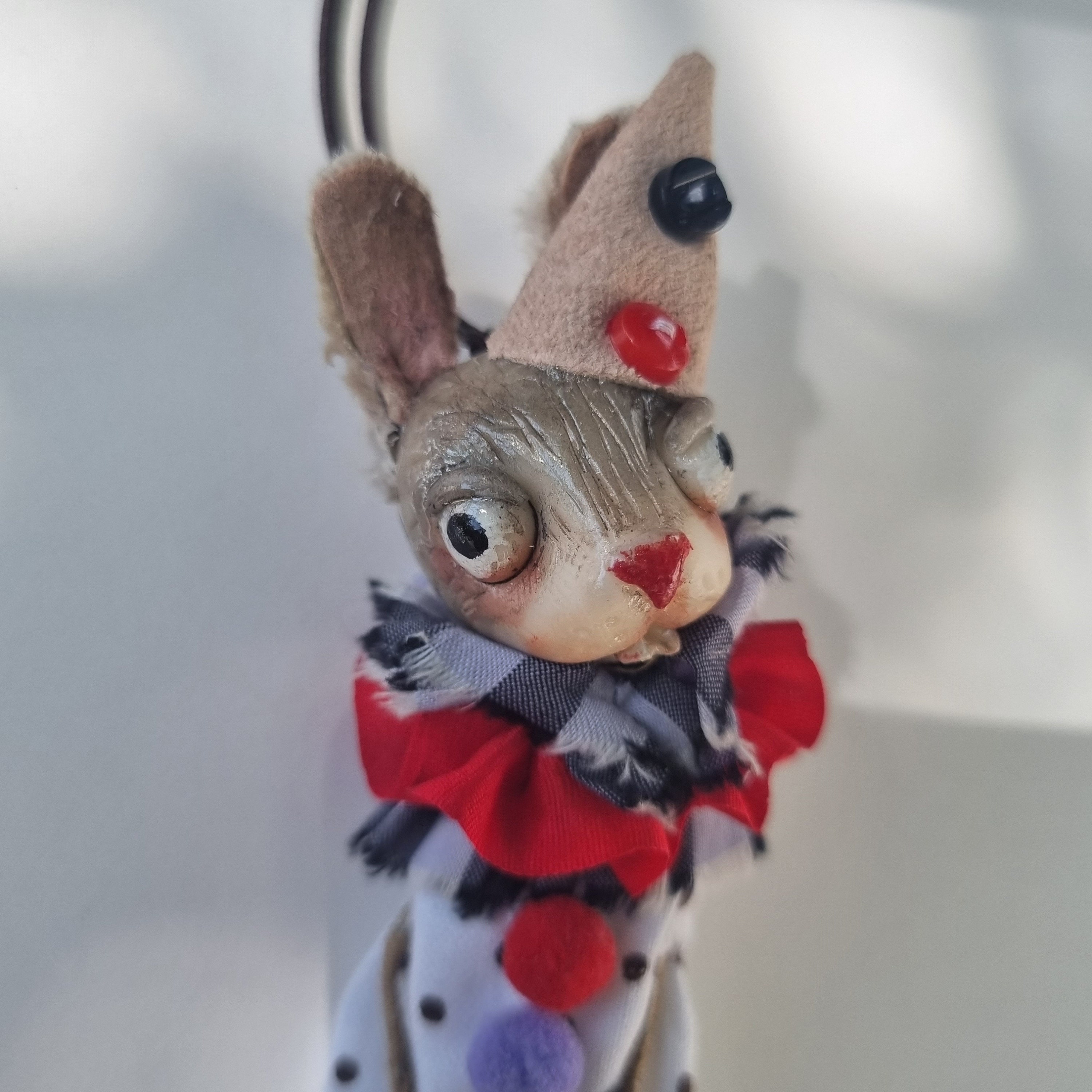 Dark Series Plush Bunny Toy Easter Rabbit Doll Stuffed Gothic Rock Style  Bag Halloween Dunkles Kaninchen Birthday Christma Gift